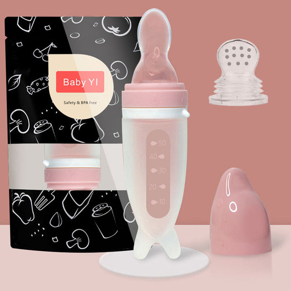 Biberon Multifonction Bébé Dauphin en Silicone