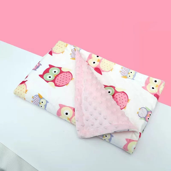 Couverture Bébé en Flanelle et Polaire Flamingo