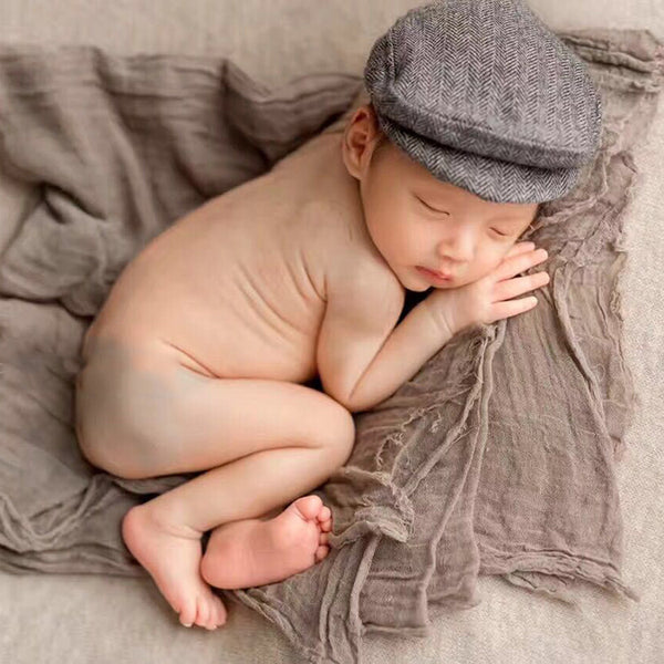 Ensemble Chapeau et Nœud Papillon pour Bébé - Style Cartoon et Élégance Photographique